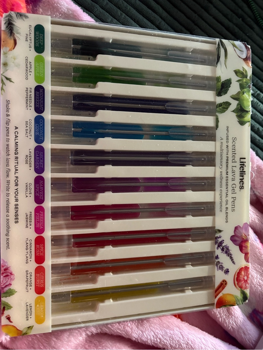 Lifelines scented lava pens